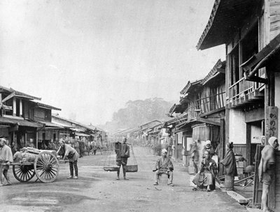 Città di Odowara, c.1860s da Felice Beato